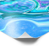 Impression Photo Blue Rhapsody | Art Abstrait (Coin)