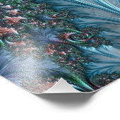 Impression Photo Boho coloré super Hippie Mandelbrot Fractal Art (Coin)