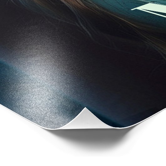 Impression Photo *~* Boho MARCH AP53 AQUAMARINE Coiffure (Coin)