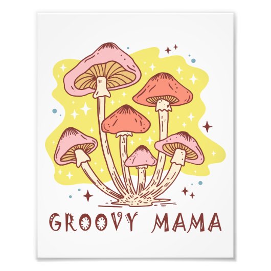 Impression Photo Boho Retro Super Mama (Devant)