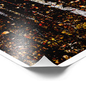 Impression Photo Boisier blanc spectaculaire Feuilles d'automne col (Coin)