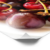 Impression Photo bol de cerises (Coin)