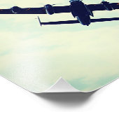 Impression Photo Bombe De Lancaster En Vol. (Coin)