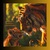 Impression Photo Bond spécial Mère et Fille Tigers