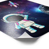 Impression Photo "Bonjour de l'espace" (Coin)