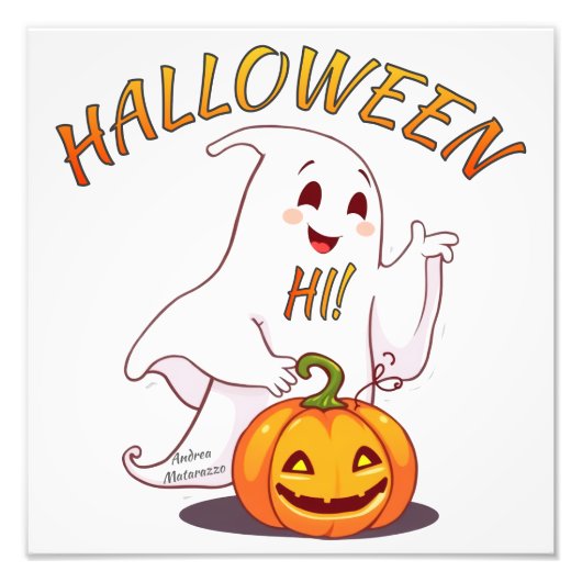 Impression Photo Bonjour ! Halloween (Devant)