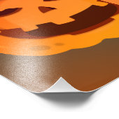 Impression Photo Bonne affiche d'Halloween ! (Coin)