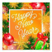 Impression Photo Bonne année (Devant)