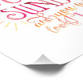 Impression Photo Bonnes pensées Sunbeams (Coin)