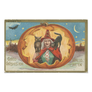 Impression Photo Bons voeux pour Halloween