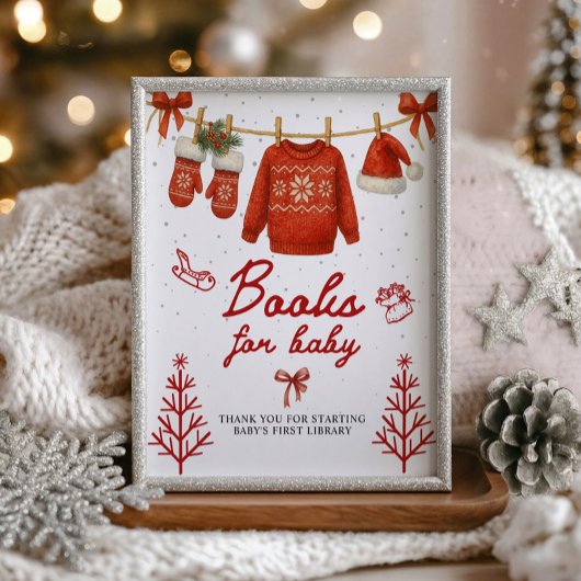 Impression Photo Books for Baby Winter Santa Sign