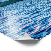 Impression Photo Bora Bora beau coucher de soleil (Coin)