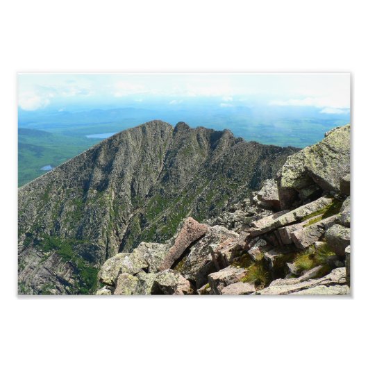 Impression Photo Bordure de couteau, Katahdin, Maine (Devant)
