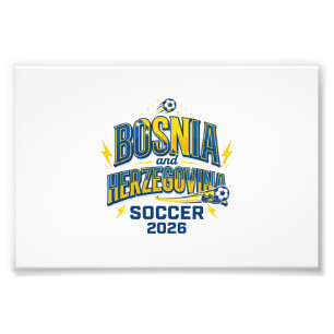 Impression Photo Bosnie-Herzégovine Football 2026 Football Gras Typ