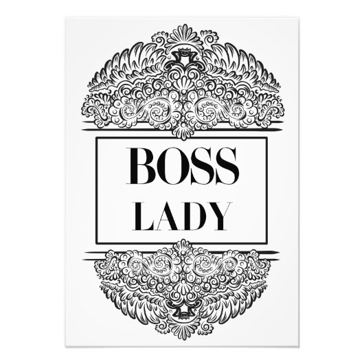 Impression Photo Boss Lady - Élégante autonomisation (Devant)