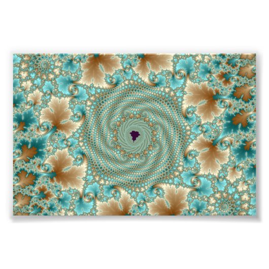 Impression Photo Boucles feuillues fractées (Devant)