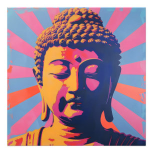 Impression Photo Bouddha Pop Art