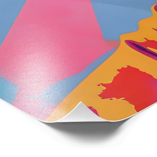 Impression Photo Bouddha Pop Art (Coin)