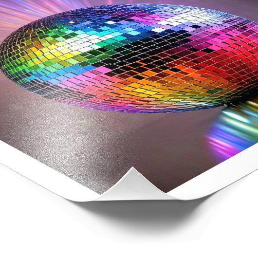 Impression Photo boule disco (Coin)