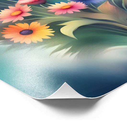 Impression Photo Bouquet de fleurs (Coin)