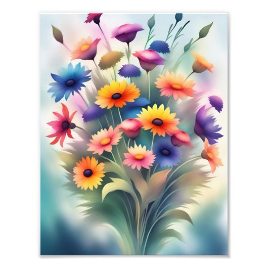 Impression Photo Bouquet de fleurs (Devant)