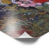 Impression Photo Bouquet de fleurs dans un vase | Van Gogh | (Coin)