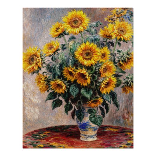 Impression Photo Bouquet de tournesols (Devant)