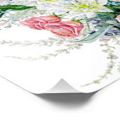 Impression Photo Bouquet floral (Coin)