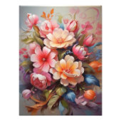 Impression Photo Bouquet floral vivant à vie morte (Devant)