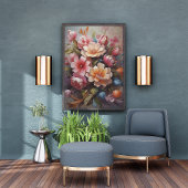 Impression Photo Bouquet floral vivant à vie morte