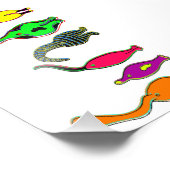 Impression Photo Boutons de chat colorés (Coin)