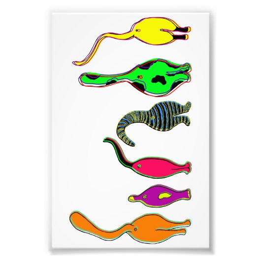 Impression Photo Boutons de chat colorés (Devant)