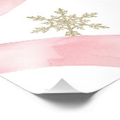 Impression Photo Bow Rose Froid à l'extérieur de l'Affiche de bienv (Coin)