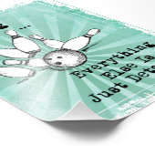 Impression Photo Bowling Lover cadeau, Drôle Joueur de Bowling cade (Coin)