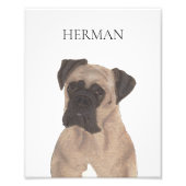 Impression Photo Boxe masquée personnalisée (Devant)