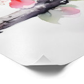 Impression Photo Branche de cerise en fleurs (Coin)