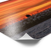 Impression Photo Breakwall with Pelicans - Marina Del Rey, CA (Coin)