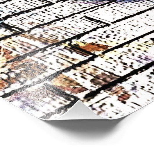 IMPRESSION PHOTO BRICK WALL GRAFFITI (Coin)