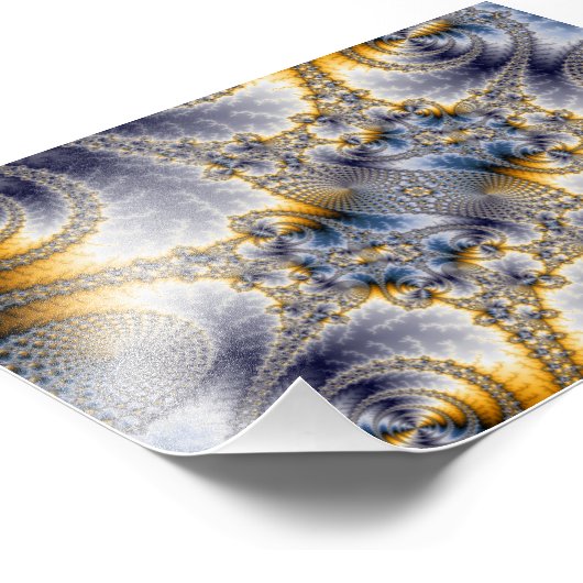 Impression Photo Bridge Network - Mandelbrot Fractal Art (Coin)