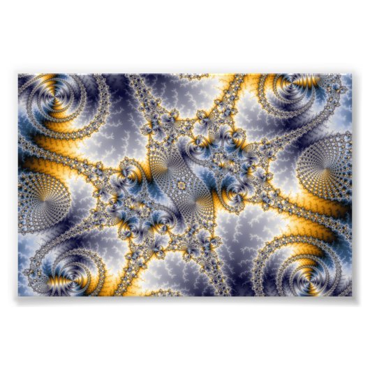 Impression Photo Bridge Network - Mandelbrot Fractal Art (Devant)