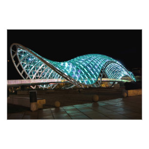 Impression Photo Bridge of Peace, Tbilisi, Géorgie
