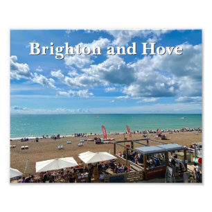 Impression Photo Brighton et Hove Beach en été