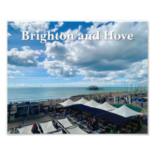 Impression Photo Brighton et Hove Beach en été