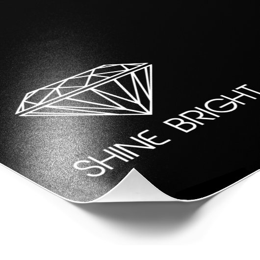 Impression Photo Brille comme un diamant (Coin)