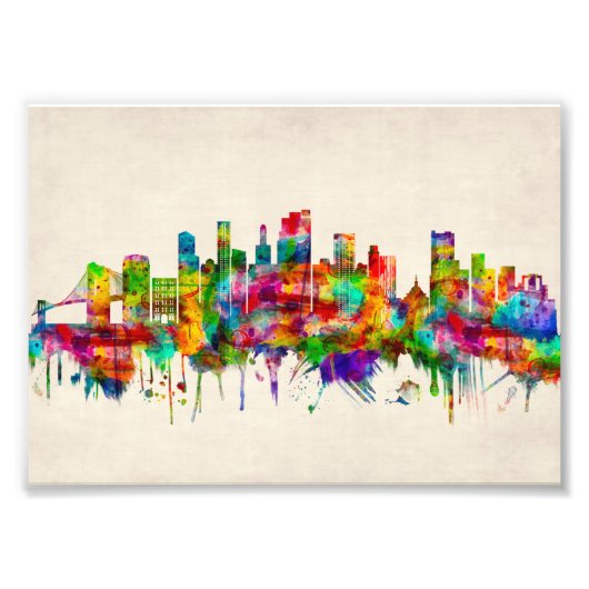Impression Photo Brooklyn New York Skyline (Devant)