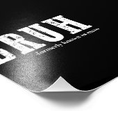 Impression Photo Bruh Anciennement Connu Comme Maman Fête des Mères (Coin)