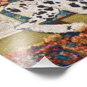 Impression Photo Brûleur de tapis Chase Chien et Chat (Coin)