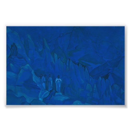 Impression Photo Brûlure des ténèbres par Nicholas Roerich (Devant)