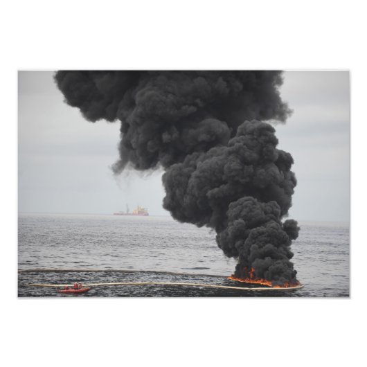 Impression Photo Brûlures d'huile concentrée rassemblées (Devant)