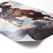 Impression Photo Buckings par Newell Convers Wyeth (Coin)